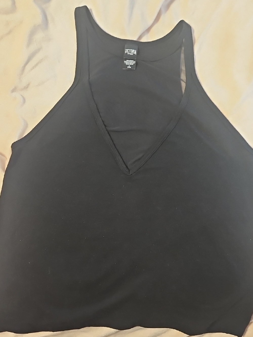 Victoria's Secret Black V-Neck Tank